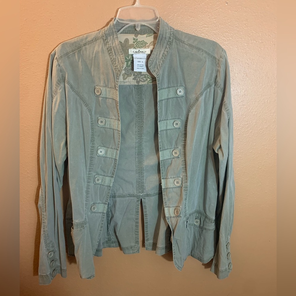 🏷️Limited Sale🏷️ Z Cavaricci Green Utility Jacket - L